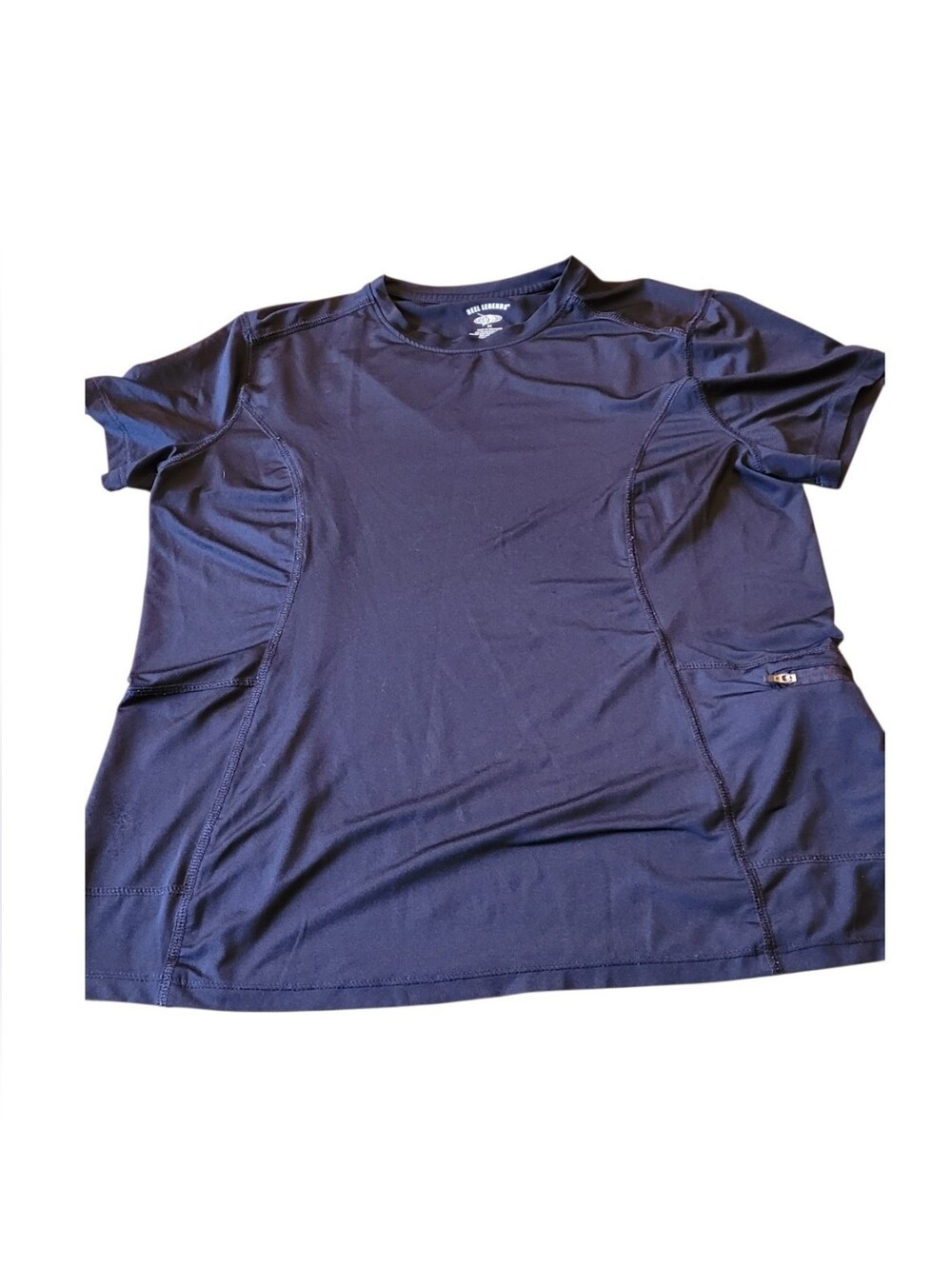 Reel Legends Men's Navy Short Sleeve Performance Tee